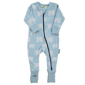 Parade Organics Blue long sleeve 2-Way Romper